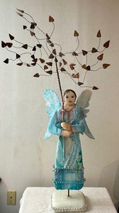 lot 260 image: Artisan Crafted Angel Figurine