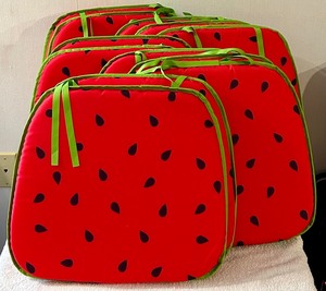 lot 268 image: Adorable Strawberry Pattern Seat Covers