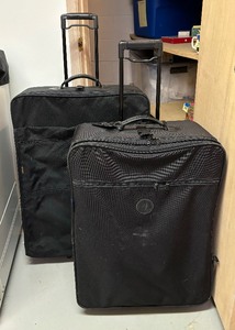lot 203 image: Two Large Boyt Rolling Suitcases  Luggage