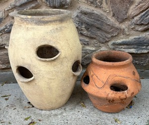 lot 334 image: Two Multi Tiered Planters