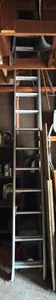 lot 343 image: Metal Extension Ladder