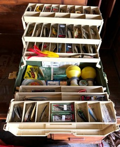 lot 346 image: Plano Tackle Box with Tackle