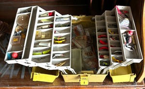 lot 392 image: Plano Tackle Box with Tackle
