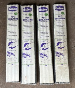 lot 398 image: 4 New Packages of Elson Pipe Insulation