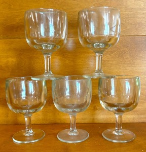 lot 448 image: Thick Glass Stemware