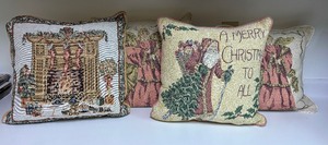 lot 453 image: Four Gorgeous Holiday Pillows