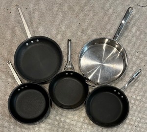 lot 456 image: Five Pans by Calphalon & Martha Stewart