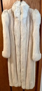 lot 28A image: White Fur Coat From Alaskan Custom Fur