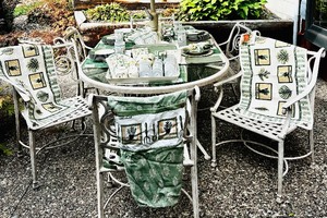 lot 166 image: Enjoying Families Sitting at the Table with Dinner for 8 by Pfalzgraff