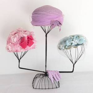 lot 38 image: Vintage Hats and Stand