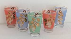 lot 39 image: Vintage Bartlett Collins Vintage Mist Glass Set