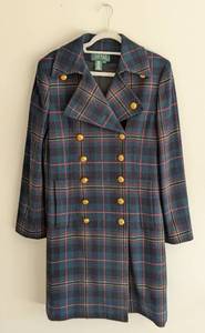 lot 61B image: Vintage Ralph Lauren Womens Plaid Jacket