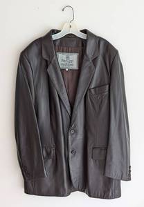 lot 62A image: Vintage Peruzzi Mens Italian Leather Jacket