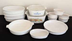 lot 201A image: Assorted Corningware Baking Dishes