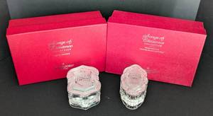 lot 239 image: Pair of Waterford Crystal Music Boxes
