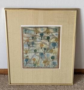 lot 360 image: Small Paul Klee Rhythmic Landscape Print