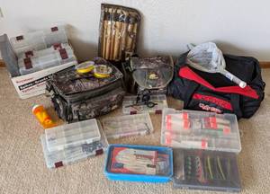 lot 373 image: Large Assortment of Fishing Lures and More