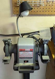 lot 378 image: Craftsman 12 HP Bench Grinder