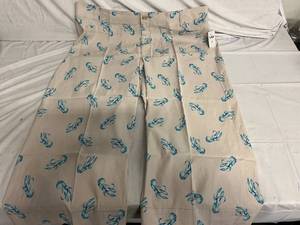 lot 21 image: Anthropologie Plus The Colette Cropped Wide Leg Pants