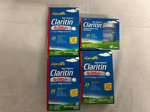 lot 34 image: 4 Boxes of Claritin Tablets