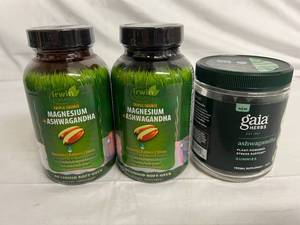lot 45 image: 3 Bottles of Ashwagandha Gummies