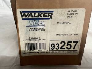 lot 70 image: Walker Ultra Universal Catalytic Converter - 93257