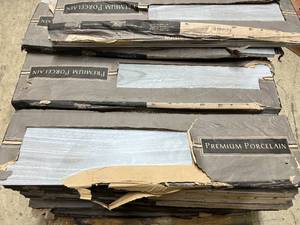 lot 76 image: 22 Boxes of Brooksdale Birch Porcelain Tile