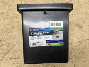 lot 82 image: NDS 12 Catch Basin Drain Kit with Plastic Grate