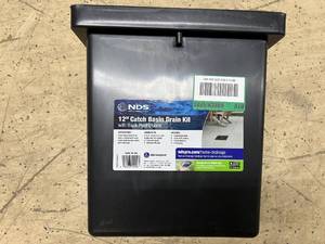 lot 86 image: NDS 12 Catch Basin Drain Kit with Plastic Grate