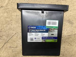 lot 87 image: NDS 12 Catch Basin Drain Kit with Plastic Grate