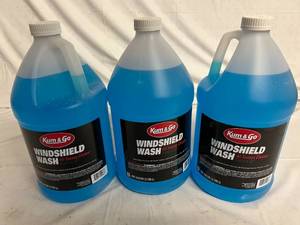 lot 134 image: 3 Bottles of Kum & Go Windshield Washer Fluid