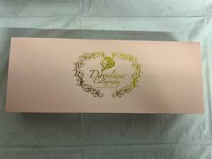 lot 155 image: Daveliou Caligraphy Set - Pink