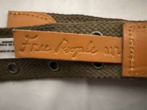 lot 125 image: 3 Free People Belts - Size ML