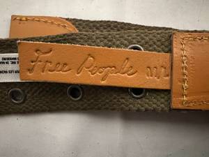 lot 129 image: 3 Free People Belts - Size ML