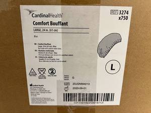 lot 302 image: 10 x 75ct Boxes of Bouffant Caps