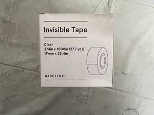 lot 282 image: 3 x 12 Packs of Baseline Invisible Tape