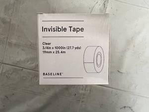lot 283 image: 3 x 12 Packs of Baseline Invisible Tape