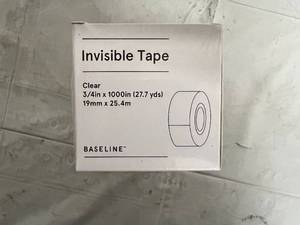 lot 285 image: 3 x 12 Packs of Baseline Invisible Tape