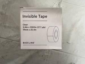lot 290 image: 3 x 12 Packs of Baseline Invisible Tape