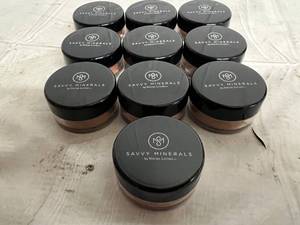 lot 244 image: 25 Containers of Savvy Minerals Blush Powder