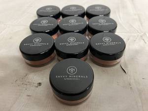 lot 246 image: 25 Containers of Savvy Minerals Blush Powder