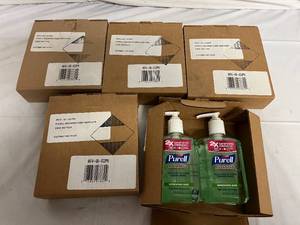 lot 317 image: 5 x 2ct Boxes of Purell Hand Sanitizer