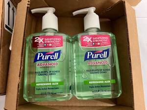 lot 313 image: 5 x 2ct Boxes of Purell Hand Sanitizer