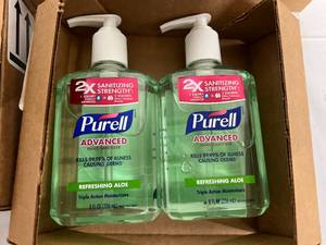 lot 314 image: 5 x 2ct Boxes of Purell Hand Sanitizer