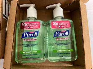 lot 315 image: 5 x 2ct Boxes of Purell Hand Sanitizer