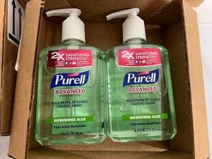 lot 318 image: 5 x 2ct Boxes of Purell Hand Sanitizer