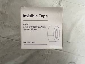 lot 292 image: 3 x 12 Packs of Baseline Invisible Tape