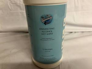 lot 145 image: Box of reNEU Sanitzing Wipes