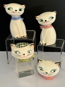 lot 5 image: Two Vintage Mid Century Howard Holt Salt and Pepper Shaker Sets