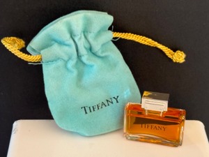 lot 43B image: Miniature Tiffany Perfume with Blue Dust Bag